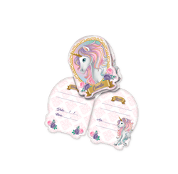 CONVITE UNICORNIO 12X08 (104855)