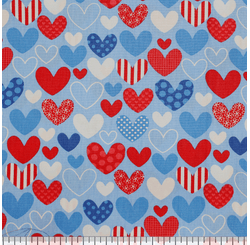 TECIDO TRICOLINE INFANTINO LG 1,49 62066 CORACAO PATCH VAR. 01
