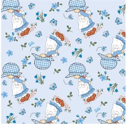 Tecido Tricoline Estampado Art Lg 1,50 Le Petit Fleuriste Belle 70