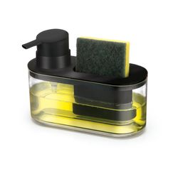 DISPENSER PARA DETERGENTE E BUCHA PRETO (8520) - ARTHI