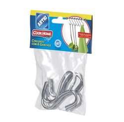 CONJUNTO COM 6 GANCHOS COOK HOME (1492) - ARTHI