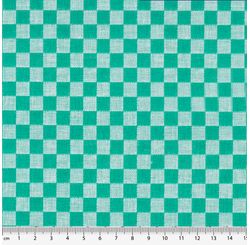TECIDO XADREZ P/BORDAR 4300 LG1,45 XADREZ VERDE 93