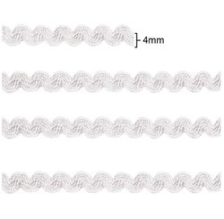 Sianinha Elast 222/06 90%visc 10%elastodieno- 5mm Pt10 Branco