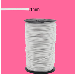 ELASTICO COL.ROLICO N02 59%POL 41%ELASTODIENO ROLO C/100M 1MM