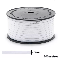 ELASTICO PIGEON N8 69% ALGODAO 31% ELASTODIENO- 5MM C/100M BC 1