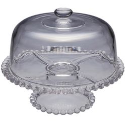 PRATO BOLO CRISTAL DE CHUMBO C/PE E TAMPA
