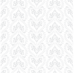 Tecido Tricoline Estampado Soft Lg 1,50 Branco S/ Branco 1227