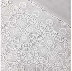 CAMINHO DE MESA CROCHE PLASTICO POR METRO 50CM 642 BRANCO