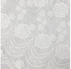 CAMINHO DE MESA CROCHE PLASTICO POR METRO 50CM 878 BRANCO