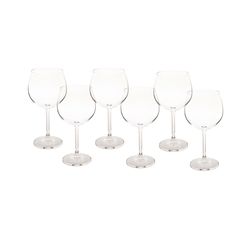 JOGO 6 TACAS CRISTAL BURGUND GASTO 570ML (4S032/570)