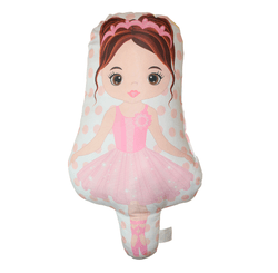 ALMOFADA 40X40CM AL10714 BAILARINA MORENA