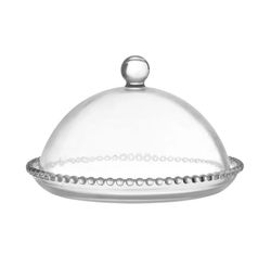 QUEIJEIRA CRISTAL DE CHUMBO PEARL 20X12CM