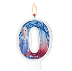 VELA NUMERAL FROZEN II NUMERO 0 01 un.