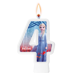 VELA NUMERAL FROZEN II NUMERO 4 01 un
