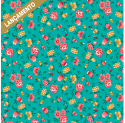 Tecido Tricoline Estampado Art Lg1,50 Florais 6176 Var 01