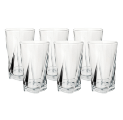 JOGO DE 6 COPOS ALTOS ELIXIR EM VIDRO 280ML