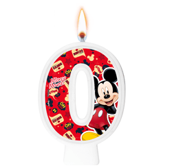 VELA NUMERAL MICKEY CLASSICO NUMERO 0 01 un