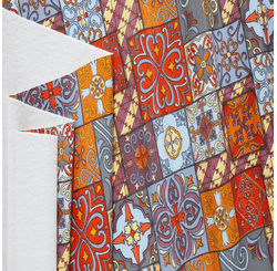 TECIDO CORINO DECORELLI ARTE LG1,40 CRUSH 2 BCO AZULEJO PORTUGUES