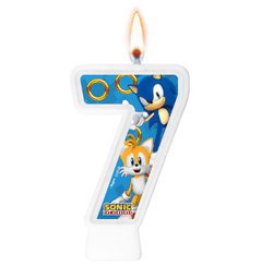 VELA NUMERAL SONIC NUMERO 7 01 un