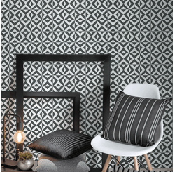 TECIDO DE PAREDE DUO CARRARA LG 1,44 70 PRETO