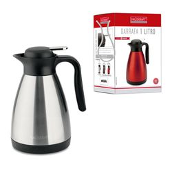 GARRAFA TERMICA 1.0L INOX S/ AMPOLA