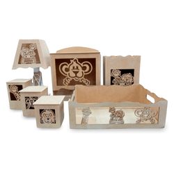 KIT DE BEBE SAFARI 7 PCS