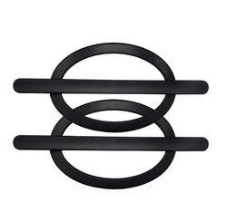 FIVELA OVAL PRETO FOSCO
