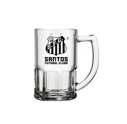 CANECA DE VIDRO BRISTOL 340ML SANTOS LUVA