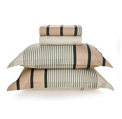 JOGO DE CAMA PERCAL 180 FIOS EST 1,80 X2,40 SOLTEIRO LENINE