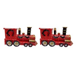 KIT ENFEITE DE ARVORE PAR TREM 12CM X 2PCS