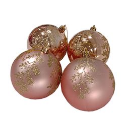 Bola Natalina Monaco 8cm X 4pcs