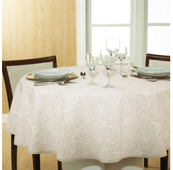 TOALHA MESA DOHLER CLEAN ATHENAS EST 1,60 ELIETE REDONDA