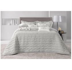COLCHA KING TRUSSARDI 2 PORTA TRAVESSEIROS 300 FIOS CETIM FIERMONT