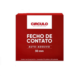 FECHO DE CONTATO AUTO ADESIVO 50MM C/25M