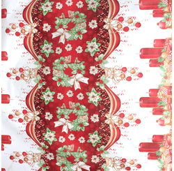Plastico Termovip Light Natal Lg1,40 Vela Vermelho 548