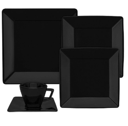 Aparelho de Jantar/cha 20pcs - Quartier Black