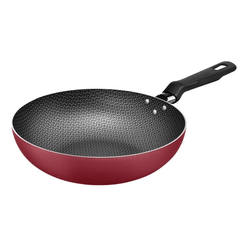FRIGIDEIRA FUNDA ALUM LORETO 24CM  VERM/PRETO