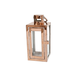 LANTERNA METAL PEQUENA QUADRADA 11CM