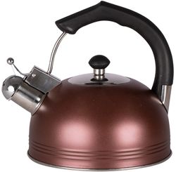 CHALEIRA INOX MARROM 2,5 LITROS