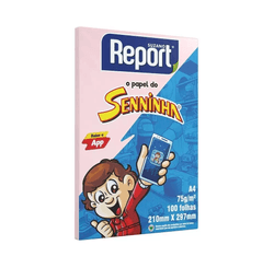 PAPEL SULFITE SENINHA A475G 100 FLS ROSA