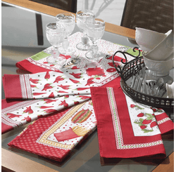 TOALHA DE MESA CADA DIA ANTIFORMIGA 0,78 X 0,78 SET SNACK TIME - S