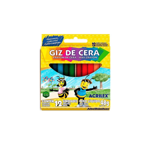 GIZ DE CERA C / 12 CORES