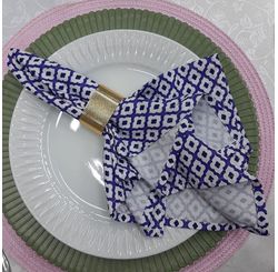 KIT 2 PCS GUARDANAPO ESTAMPADO 100% ALG 45X45