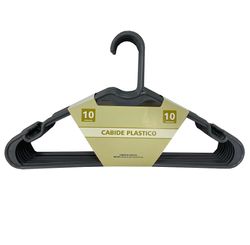 KIT 10PCS CABIDE PLASTICO C/PORTA GRAVATA