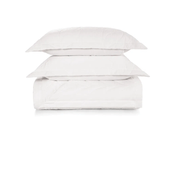 COLCHA COM PORTA TRAVESSEIRO TRUSSARDI GRASSO KING BRANCO