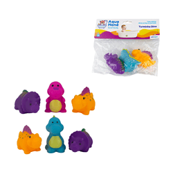 BRINQUEDO DE VINIL DINO 3 PCS - SORTIDO