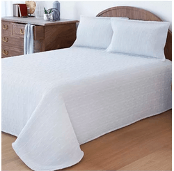 KIT COLCHA CASAL CLASSIC VERSATILE 01 BRANCO QUEEN  3 PECAS 2,30X2