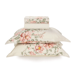 Jogo de Cama Percal 180 Fios Est 2,90x 2,40 King Naomi