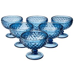 JOGO  6 TACA C/ PE 310ML AZUL
