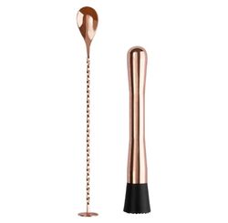 KIT DRINK 2 PCS ACO INOX ROSE